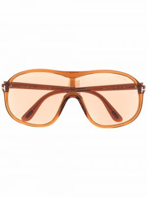 Overdimensjonert briller Tom Ford Eyewear brun