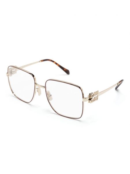 Brýle Miu Miu Eyewear zlaté