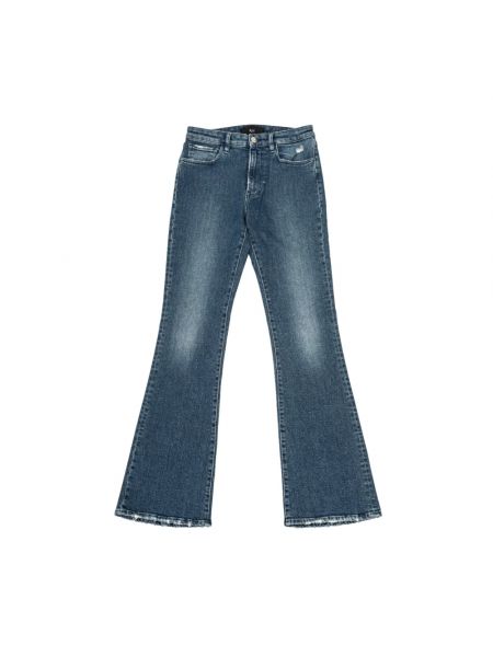 Jeansy z wysoką talią 3x1 niebieskie