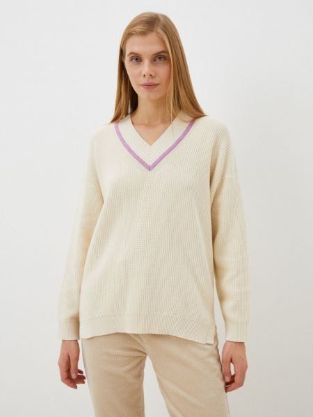 Бежевый пуловер Vladi Collection