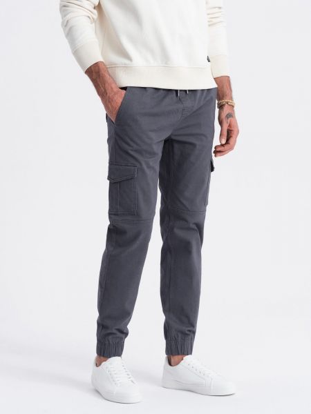 „cargo“ stiliaus kelnės su kišenėmis Ombre