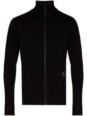 Jersey con cremallera de tela jersey A-cold-wall* negro