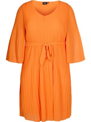 Košeľové šaty Zizzi oranžová