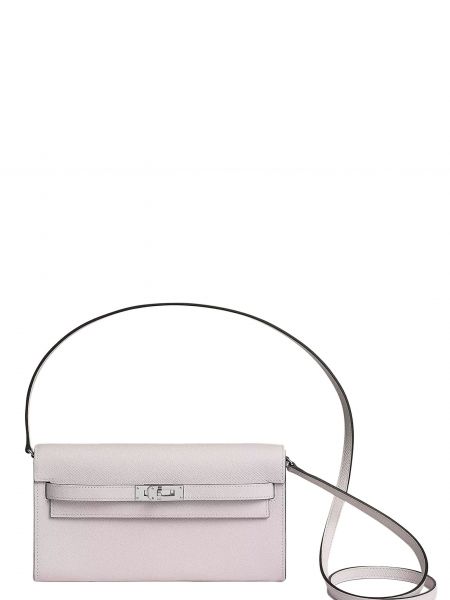 Розовая сумка через плечо Hermès