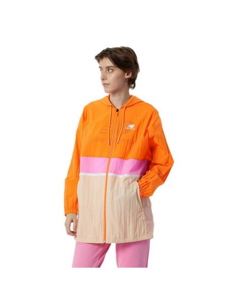 Плетеная куртка New Balance оранжевая