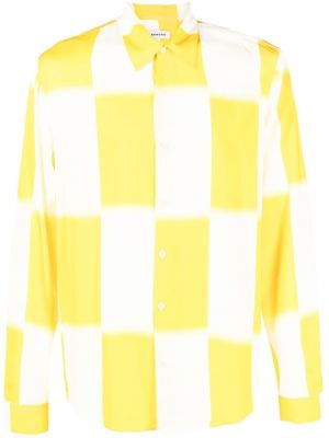 Košeľa s potlačou Sandro žltá