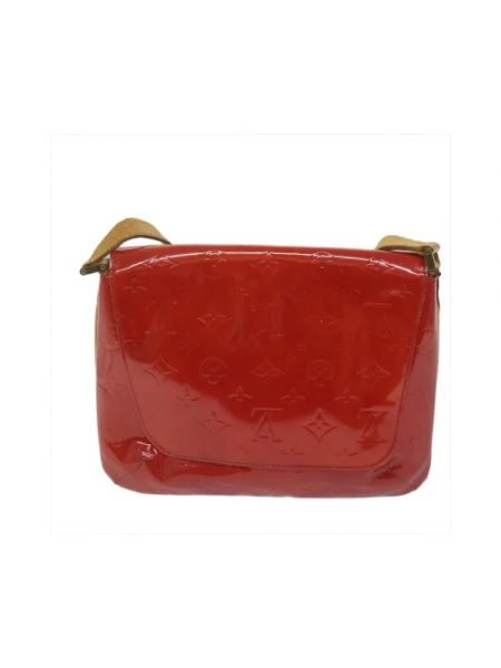 Bolso cruzado de cuero Louis Vuitton Vintage rojo