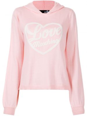 Пуловер с вышивкой Love Moschino