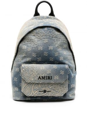 Jacquard rucksack Amiri blau