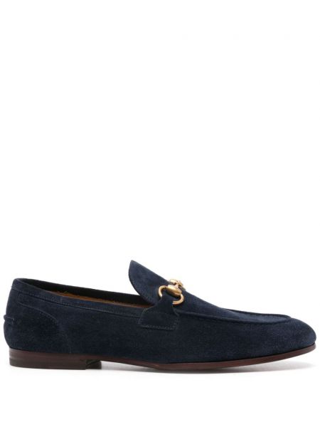 Ruskind loafers Gucci blå