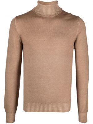 Volneni pulover Fileria rjava