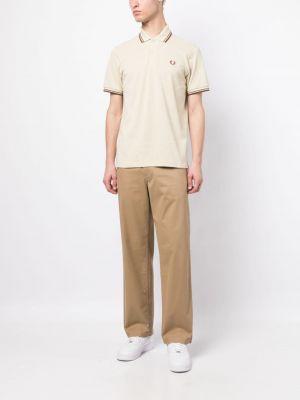 Polo en coton Fred Perry beige