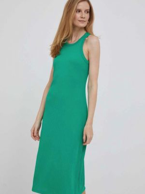 Midi šaty Gap zelené