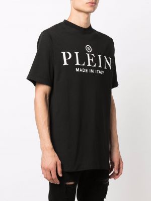 Koszulka z nadrukiem Philipp Plein czarna