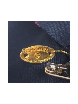 Broche Chanel Vintage azul