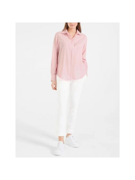 Camisa con botones de algodón Juvia rosa