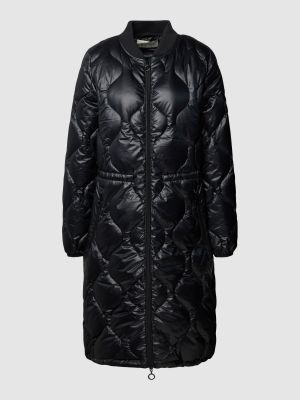 Pikowany płaszcz Esprit czarny