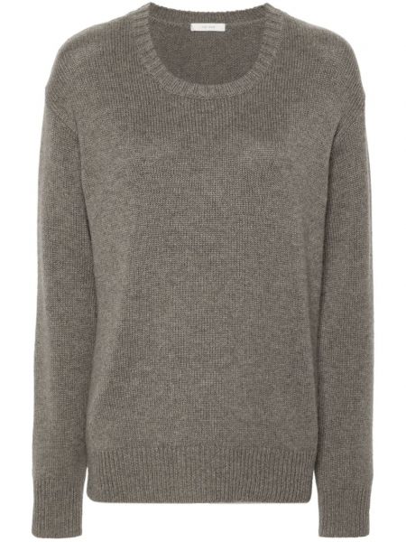 Pull long en cachemire The Row gris