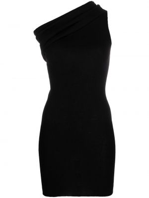 Sukienka wełniana Rick Owens czarna