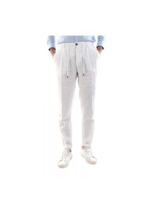 Spodnie slim fit 40weft białe