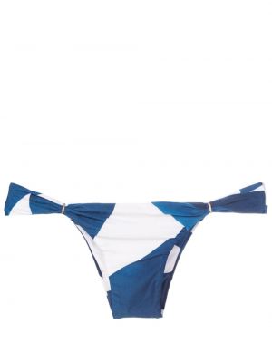 Bikini à imprimé à motifs abstraits Lenny Niemeyer bleu
