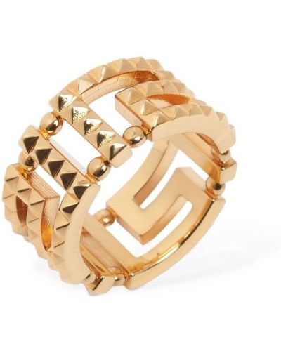 Δαχτυλίδι με καρφιά Versace χρυσό