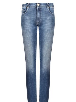 Синие прямые брюки Pantaloni Torino
