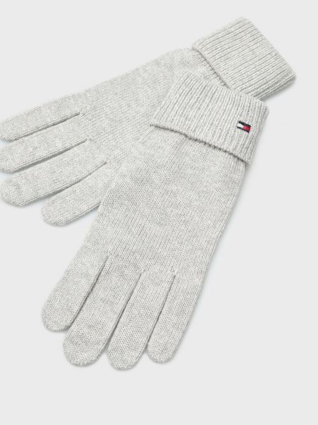 Сірі рукавички Tommy Hilfiger