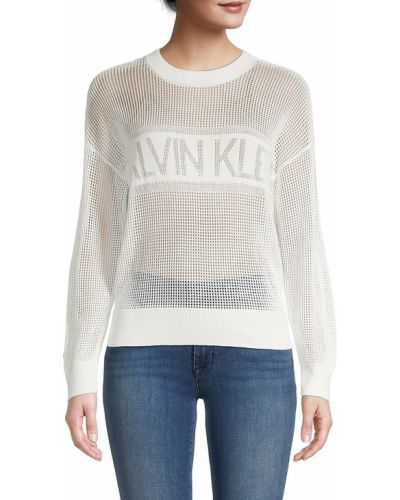 Пуловер Calvin Klein, белый