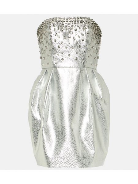 Křišťálové šaty Rebecca Vallance stříbrné