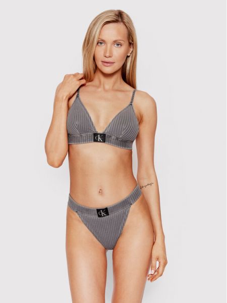 Donji dijelovi bikinija Calvin Klein Swimwear siva