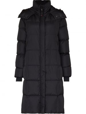 Dygsniuotas paltas su gobtuvu Bogner Fire+ice juoda