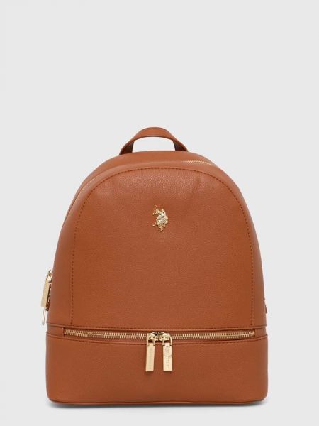 Однотонный рюкзак U.s. Polo Assn. коричневый