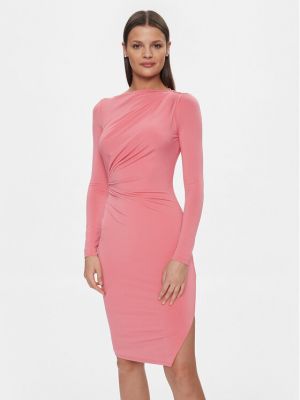 Коктейлна рокля Marciano Guess розово