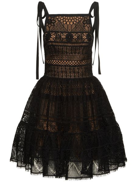 Mini šaty Elie Saab čierna