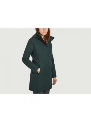 Parka slim fit impermeable Patagonia verde