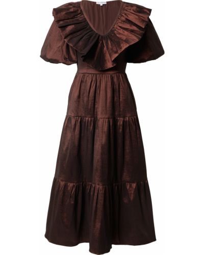 Robe mi-longue True Decadence marron