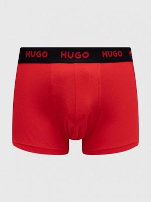 Slipy slim fit Hugo czerwone