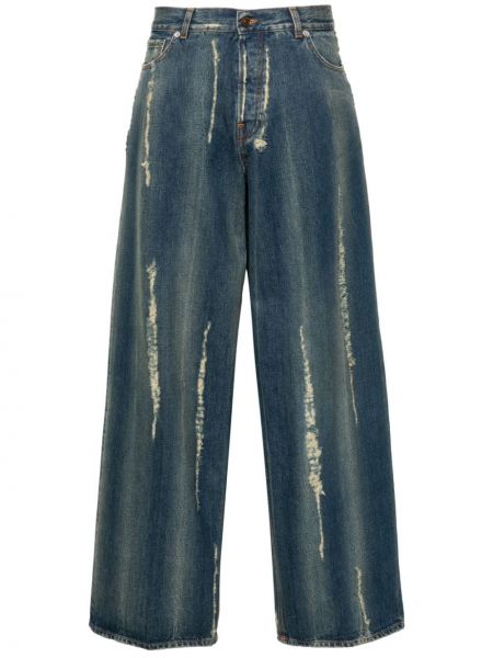High waist jeans ausgestellt Haikure blau