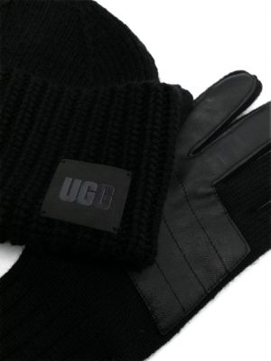 Pletený čepice Ugg černý