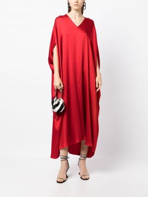 Satiinist kleit Michael Kors Collection punane