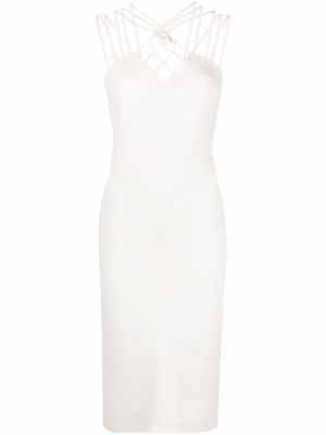 Koktel haljina Alberta Ferretti bijela