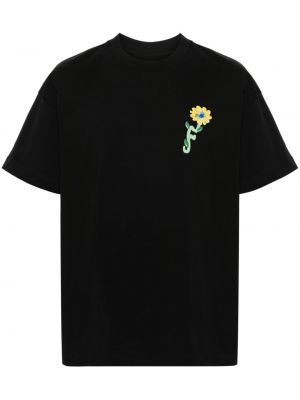 Bavlnené tričko Flâneur čierna