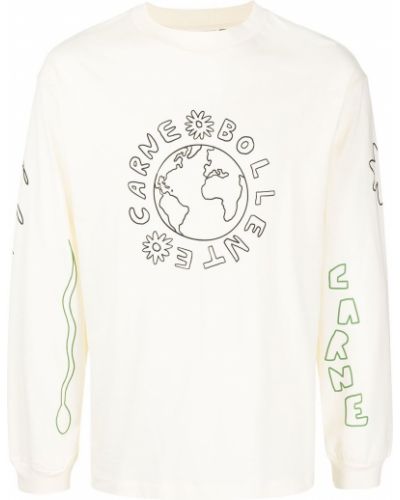 Sweatshirt mit print Carne Bollente weiß