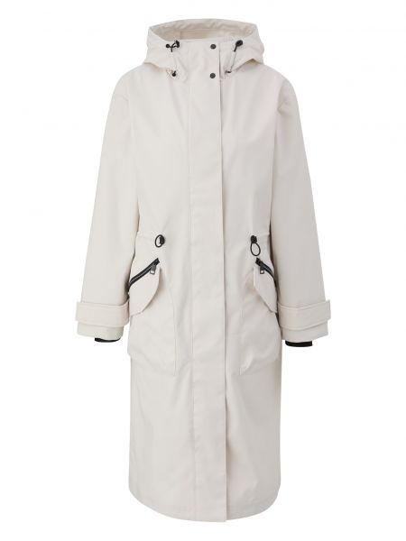 Памучно палто S.oliver бяло