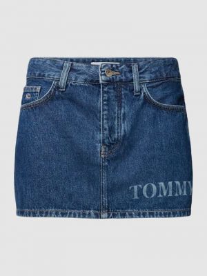 Spódnica jeansowa z nadrukiem Tommy Jeans