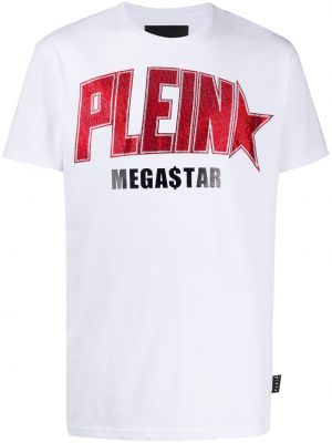 T-shirt Philipp Plein, biały