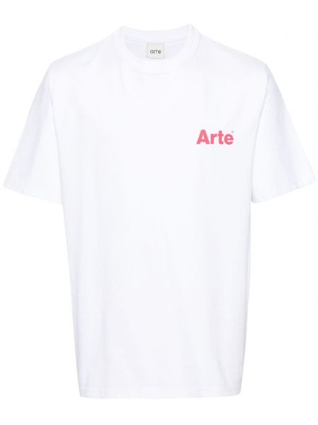 Kokvilnas t-krekls ar sirsniņām Arte