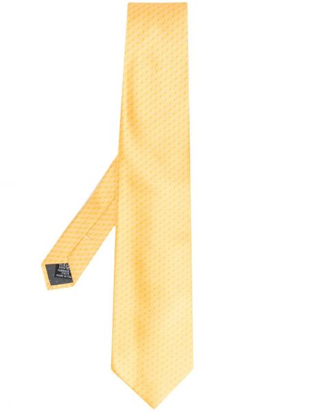 Corbata con estampado con estampado abstracto Gianfranco Ferré Pre-owned amarillo