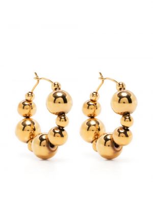 Boucles d'oreilles avec perles Anni Lu doré